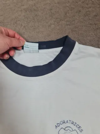 Camiseta Adoratrices manga corta blanca