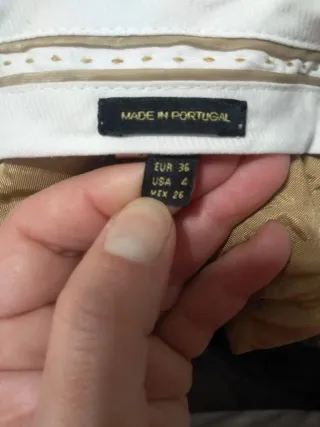 Pantalón chino Massimo Dutti beige