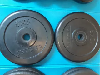 Discos de caucho 10kg (33mm)