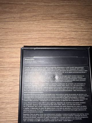 Caja iPhone 13 Pro 128GB Verde