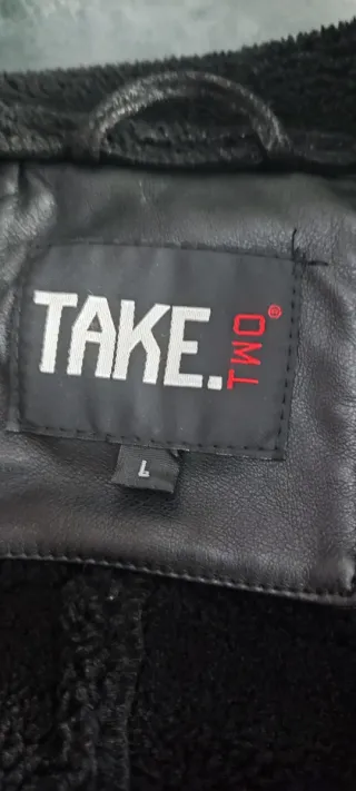 Giacca montone ecologico Take two nera taglia L.