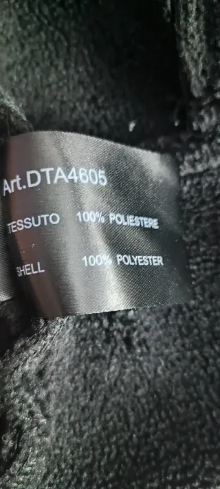 Giacca montone ecologico Take two nera taglia L.