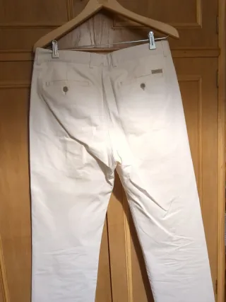 Pantalón de lino Caramelo hombre