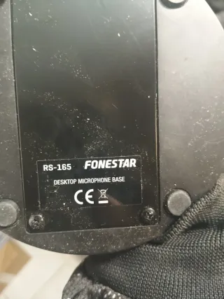 Micrófono de atril con base