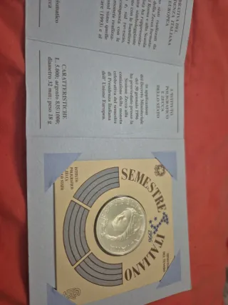 5000 Lire Argento 835 - 18g