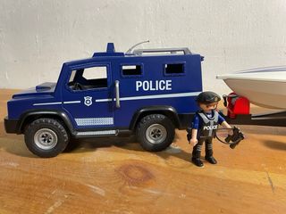 Playmobil Policía con lancha ref 5187