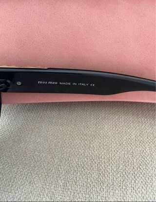 Occhiali da sole Miu Miu neri