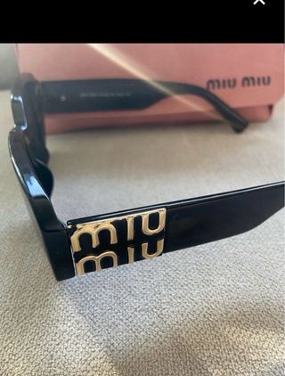 Occhiali da sole Miu Miu neri