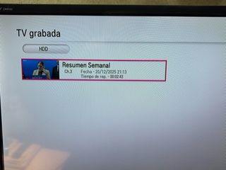Grabador LG RH735T 1TB HDD DVB-T Twin HD
