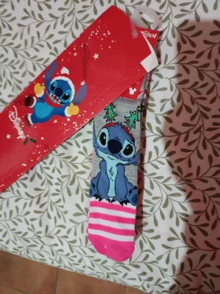Calcetines niña Disney Stitch, talla 31-34.