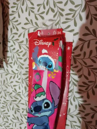Calcetines niña Disney Stitch, talla 31-34.