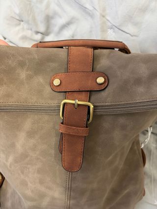 Mochila casual calidad  piel italiana unisex