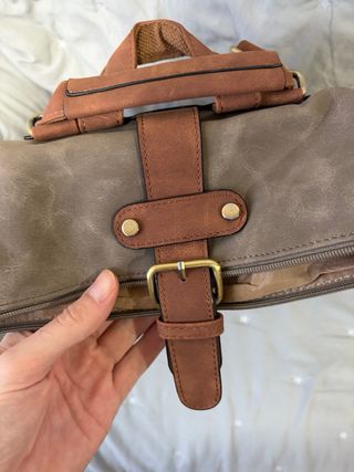 Mochila casual calidad  piel italiana unisex