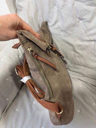 Mochila casual calidad  piel italiana unisex