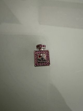 Charm Profumo Cuore Rosa Argento