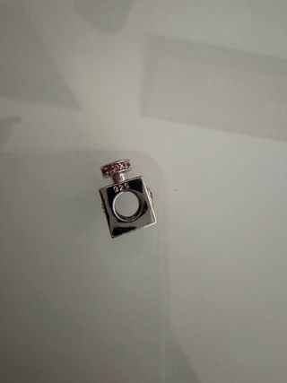 Charm Profumo Cuore Rosa Argento