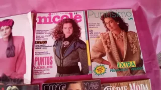 LOTE DE 17 REVISTAS MODA Y LABORES VINTAGE