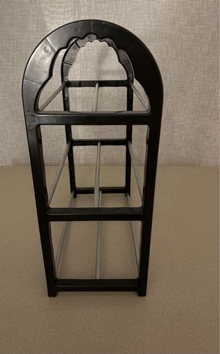 Zapatero 3 baldas plástico y acero