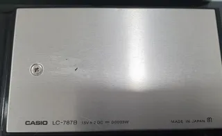 Calculadora Casio LC-787 Mini Card Vintage