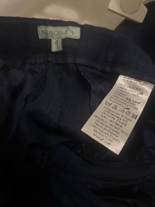 Traje de comunión de lino niño marca Nanos