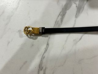 Cinturone Gucci Doppia G Reversibile Beige e Nero