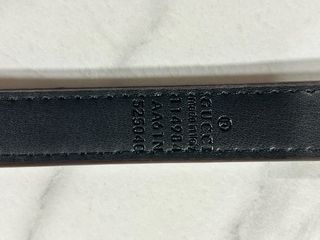 Cinturone Gucci Doppia G Reversibile Beige e Nero