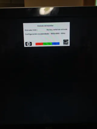 Monitor HP Nero/Argento