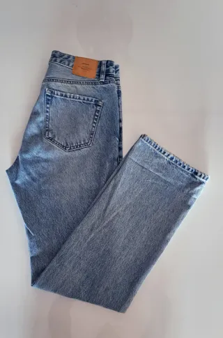 Stradivarius Wide Leg Jeans Talla 36