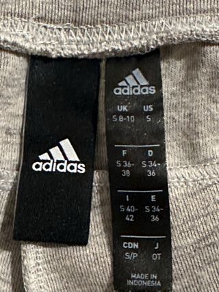 Pantalón chándal Adidas mujer gris