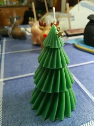 Vela Árbol de Navidad Artesanalcon aroma.