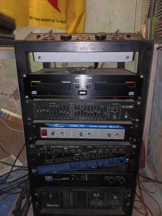 Rack de sonido profesional