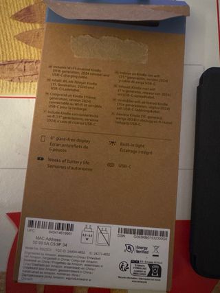 Kindle 11 Wifi Nero con Luce