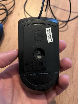 Teclado y ratones USB negros