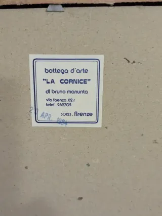 Quadro vintage con angeli