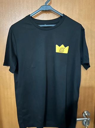 T-shirt Naruto Coroa Konoha Tamanho L