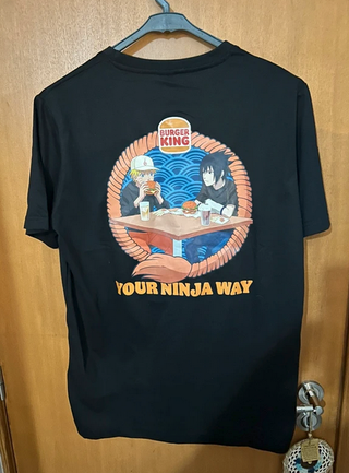 T-shirt Naruto Coroa Konoha Tamanho L
