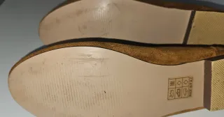 Mujer/ Mocasines ante marrón talla 38