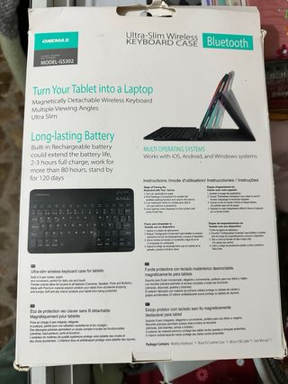 Teclado ONEMAX GS302 + Lápiz Stylus