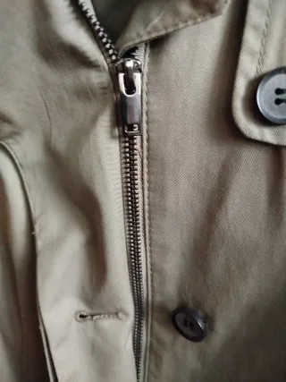 Gabardina Zara verde