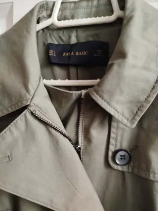 Gabardina Zara verde
