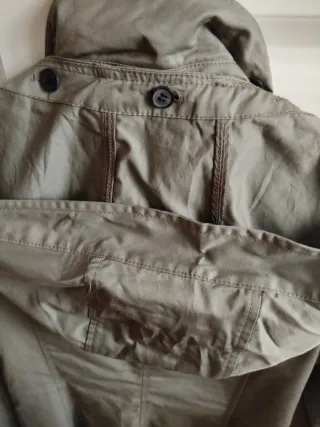 Gabardina Zara verde