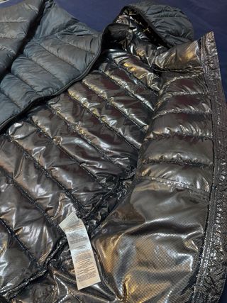 Abrigo Columbia Gris con Capucha