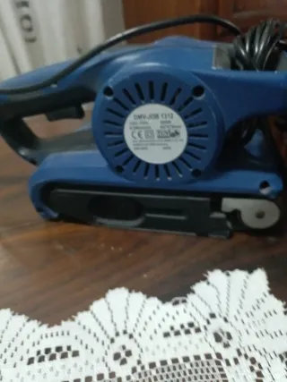 Lijadora de banda azul