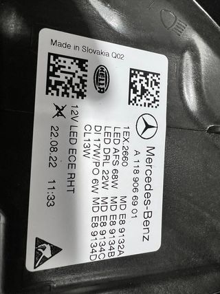 Faro Multibeam para Mercedes Benz MB CLA (W118)