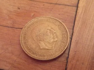 Moneda Peseta Franco 1966. 19-69