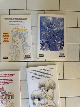 Lote libros CÓMO DIBUJAR MANGA
