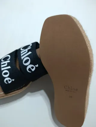 Sandalias Chloe Negras y Marrones