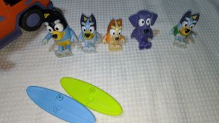 Bluey Caravana y Coche y casita Bluey