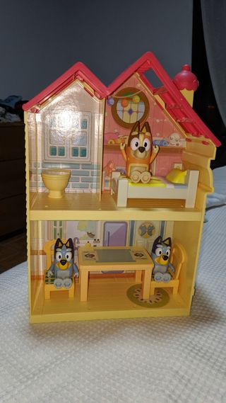 Bluey Caravana y Coche y casita Bluey