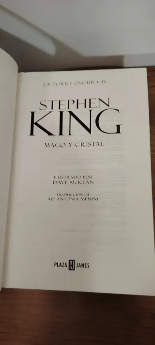 La Torre Oscura IV: Mago y cristal de Stephen King